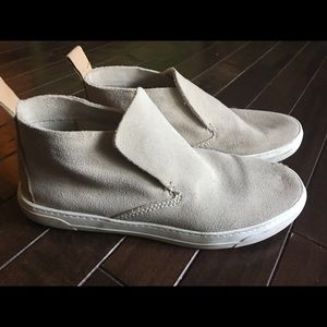 Dolce vita tan suede sneakers